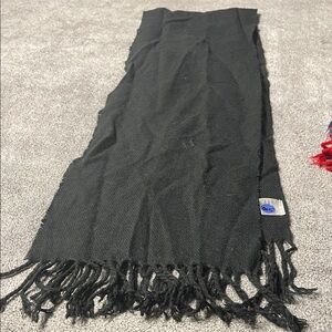 Classic Black Fringe Scarf Wrap